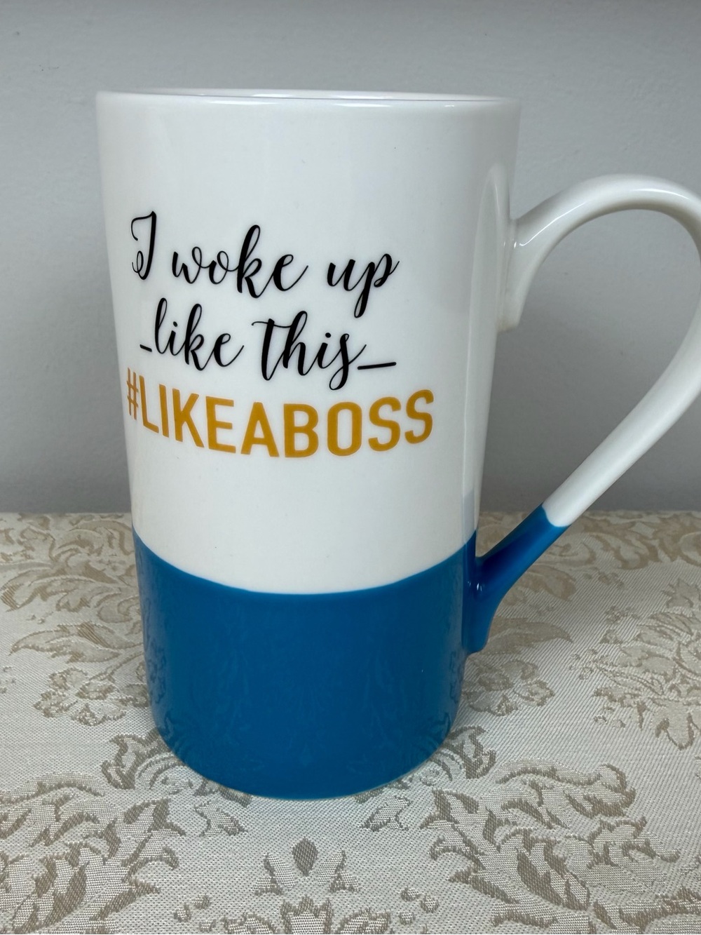 Cracker Barrel #likeaboss Oversized Coffee Mug, I Woke Up Like This